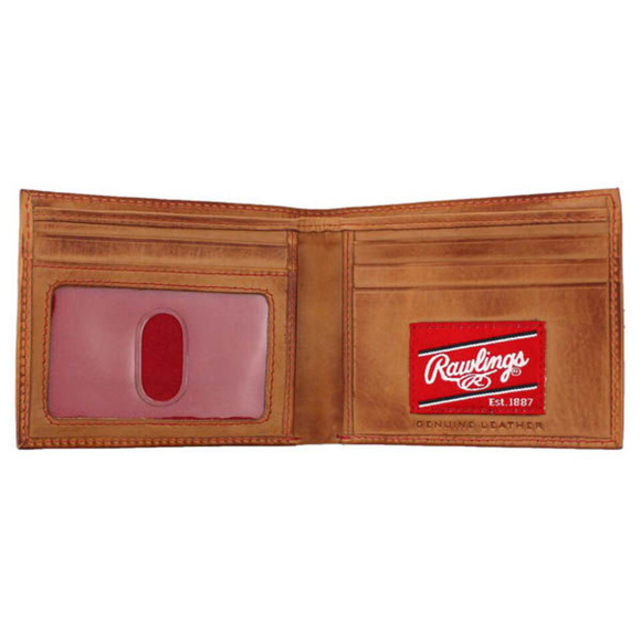 Collectable Rawlings Vintage Tan Leather Wallet - Picture 4 of 5